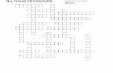 The PIANO CROSSWORD by Piano Performer Magazine …magazine.pianoperformers.org/wp-content/uploads/2018/03/Piano... · 2016 of Piano Performer Magazine. 18 A Georgian classical pianist,