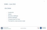 EMBA – June 2016 ON CHINA - Handelshøyskolen BIhome.bi.no/fag87025/pdf/presentations/201606EMBA.pdf · EMBA – June 2016. ON CHINA - Introduction ... Merge with China Shipping