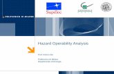Hazard Operability Analysis - lasar.polimi.it · Hazard Operability Analysis Prof. Enrico Zio ... Clearly identify the study nodes, i.e., the locations (e.g., on piping) at which