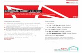 Internal Audit School 2015 - mistiemea.ungerboeck.commistiemea.ungerboeck.com/brochures/Internal Audit School_2015.pdf · before specialising in Internal Audit training and has since