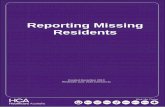 Reporting Missing Residents - Healthcare Australia · Reporting Missing Residents Created December 2010 Reviewed June 2015 (Version 4)
