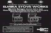 Installation and Operating Instructions for ELMIRA STOVE WORKS · To ensure that you will enjoy many years of trouble-free ... of hot fat (a pan of deep fat ... Use extreme caution