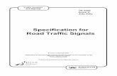 Traffic Systems and Signing TR 2206 Issue A July 2001 · TR 2206A Specification for Road Traffic Signals Table of Contents July 2001 iii TR 2206A SPECIFICATION FOR ROAD TRAFFIC SIGNALS