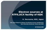 Electron source at ATF/LUCX facility of KEK - IUAC, New …I).pdf · Electron sources at ATF/LUCX facility of KEK N. Terunuma, KEK, Japan Indo-Japan School on Advance Accelerators