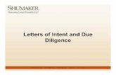 Letters of Intent and Due Diligence - The In-house Counsel ... · Googol and its counsel carefully review the documents in the data room while they negotiate a formal asset purchase