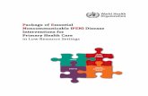 Package of Essential Noncommunicable ( PEN ) Disease ... · WHO Library Cataloguing-in-Publication Data Package of essential noncommunicable (PEN) disease interventions for primary