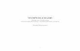 TOPOLOGIE - math.uni-konstanz.deplaumann/Topologie14/topologie.pdf · [Mu]J.R.Munkres.Topology:ašrstcourse.ZweiteAužage,PrenticeHall,óþþþ. [Mi]J.W.Milnor.Topologyfromthediıerentiableviewpoint.Univ.Pressof