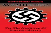 The Manifesto for the Abolition - nationalists.org · The Manifesto for the Abolition of ... actually went towards paying off their initial debt. ... independent monetary policy of