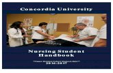 Nursing Student Handbook - Intranet Nursing... · Pre-Nursing and Nursing Course Plan ... The total program is governed by sound educational standards ... administration its educational
