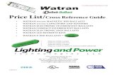 Price List/Cross Reference Guide - Lighting and Power ...lightingandpowertech.com/wp-content/uploads/2014/05/Price-List... · Price List/Cross Reference Guide ... • Watran LED Drivers