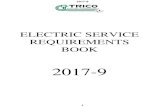 ELECTRIC SERVICE REQUIREMENTS BOOK · Comment and Electrical Service Requirements Book Change Form This form may be utilized to communicate any recommended changes or any comments