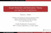 Graph Detection and Estimation Theory - (and algorithms ... · IntroductionDetectionEstimation Graph Detection and Estimation Theory (and algorithms, and applications) Patrick J.