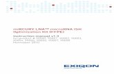 miRCURY LNA™ microRNA ISH Optimization Kit (FFPE) · of additional material recommended for establishing the ISH technology in the lab ... • Cover slides ... LNA™ microRNA ISH