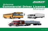 Arizona CDL Manual - Arizona Department of Transportation · Depending on your transaction: Make your appointments well in advance. Avoidthe first 2 days and the last 2 ... savings,