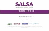 SALSA Standard Issue 4 June 2015 Notes Issue 4. June... · SALSA Guidance Notes Issue 4. June 2015 - 2 - About the SALSA Guidance Notes These Guidance Notes are designed to give ...