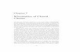 Kinematics of Closed Chains - Robotics@SNUrobotics.snu.ac.kr/edX/2014-2/lecturenotes/SNUx_Chapter_8.pdf · this chapter we shall analyze the kinematics of closed chains, ... plicit
