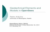 Geotechnical Elements and Models in OpenSeesopensees.berkeley.edu/.../workshops/OpenSeesDays2014/GeotechMo… · Geotechnical Elements and Models in OpenSees ... Linear Elastic Material