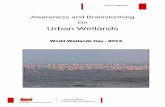 Awareness and Brainstorming On - Ramsar · Awareness and Brainstorming On Urban Wetlands ... Department, GoM; Shri Manu Kumar Srivastava, ... Shri Praveen Pardeshi, Principal