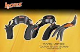 HANS Device Quick Start Guidehansdevice.com/Tech_files/HANS QSG AUG 2014.pdf · Tethers Standard 18” (450mm) length fits most applications. Do not over tighten tether carrier screws!