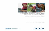 Gender Impact of Public Private Partnerships - PIDG · The relevance of PPP to different infrastructure sectors ... (using sex disaggregated ... Gender Impact of Public Private Partnerships.