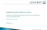 UNECE Group of Experts on Gas€¦ · UNECE Group of Experts on Gas ... •Natural gas and bio-methane represent the ... particularly due to the construction of new LNG liquefaction
