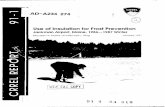 Use of Insulation for Frost Prevention · Use of Insulation for Frost Prevention Jackman Airport, ... but 1969 42.3 -1.2 38.5 ... The water table was at a relatively shallow depth
