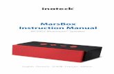MarsBox Instruction Manual - inateck.com · Appuyez et maintenez enfoncé lʼinterrupteur (bouton F) pendant 3 ... change de bleu clignotant en bleu stable et lʼenceinte émet un