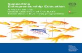 Supporting Entrepreneurship Education · New strategies, which include an ... Supporting entrepreneurship education is an ... teaching entrepreneurship to a global network of promoters