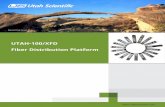 UTAH-100/XFD Fiber Distribution Platformutahscientific.com/wp-content/uploads/2017/06/170627-UTAH-100-XFD... · The UTAH-100/XFD Fiber Distribution Platform ... Effortless Fiber Rings.
