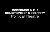political theatre Modernism - professormalone.comprofessormalone.com/images/political_theatre_Modernism.pdf · Late 19th Century • Industrial Revolution • Individual Alienation