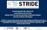Lowe Professor and Vice Chair Director, CCTS TL1 and KL2 ... overview... · Director, CCTS TL1 and KL2, and Center of Outcomes Research University of Alabama at Birmingham. ... STRIDE