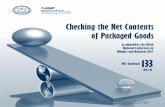 as adoptedby the 102nd National Conference on Weights and ... · Checking the Net Contents . of Packaged Goods . as adopted by the 102. nd. National Conference on Weights and Measures