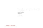Oracle® Revenue Management and Billing · U.S. GOVERNMENT RIGHTS Oracle programs, including any operating system, integrated software, any programs installed