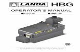 OPERATOR’S MANUAL - Home - ETS Company Pressure …etscompany.com/pdf/LANDA/Hot/HBG_0310.pdf · hbg evaporator operator’s manual 5 water blaze hbg • 96-6411 • rev. 10/03 warning
