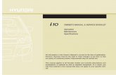 OWNER'S MANUAL & SERVICE BOOKLET Operation …customercare.hyundai.co.in/Upload/ownersMaual/58d9a9b5_i10.pdf · OWNER'S MANUAL & SERVICE BOOKLET Operation Maintenance Specifications