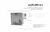 Fulton Pulse VLP Vertical Low Pressure Steam Boilers · Fulton Pulse VLP Vertical Low Pressure Steam Boilers ... Modulated Boilers 12. Prior to Start-Up 13. ... Proper ventilation