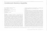 ContainmentSystems Capability - CANDU Owners Group Library/NJC-1-1-08.pdf · ContainmentSystems Capability W.G. Morison and W. J. Penn Ontario Hydro, Canada K. Hassmann Kraftwerk