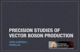 PRECISION STUDIES OF VECTOR BOSON PRODUCTIONhome.fnal.gov/~johnmc/talks/KITPVectorBoson.pdf · PRECISION STUDIES OF VECTOR BOSON PRODUCTION JOHN CAMPBELL ... only keep axial coupling