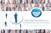 TRUSTED BRANDS 2017 - Readers Digestrd-markengut.de/images/trusted_brands/Trusted_Brands_2017_Studien... · Quelle: Reader's Digest | Trusted Brands 2017 Deutschland, Institut: DIALEGO,
