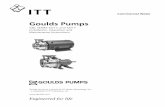 ITT - CEXI : Cryogenics Experts, Inc. · ITT Goulds Pumps G&L SERIES SSH-C and SSH-F Installation, Operation and Maintenance Instructions Goulds Pumps is a brand of ITT Water Technology,