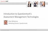Introduction to Questionmark’s Assessment Management ... · Introduction to Questionmark’s Assessment Management Technologies ... Questionmark Perception and “Classic” OnDemand