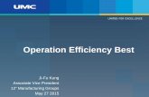 Operation efficiency Best - UMC · Operation Efficiency Best Ji-Fu Kung ... pure-play foundry company ... 0.18um BCD/AEC-Q100 Grade-0