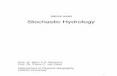 Stochastic Hydrology - Earth Surface Hydrology€¦ · We will define the probability distribution more ... These notes aim at presenting an overview of the field of stochastic hydrology
