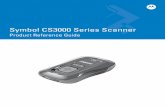 symbol Cs3000 Series Scanner - Reptime · The Symbol CS3000 Series Scanner captures and stores bar ... communication profile implementation because accidental key strokes from the