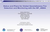 Status and Plans for Global Geostationary Fire Detection ...gofc-fire.umd.edu/products/pdfs/Events/Geo_2006/GOFC_GOLD_WF_… · GOFC/GOLD 2nd Geo Fire Workshop, EUMETSAT, Dec. 4-6,