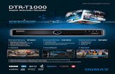 DTR-T1000 Specials/HUMAX - DTR-T1000 pdf leaflet.pdf · DTR-T1000 Digital Television Recorder Search ScrollBack Record BBC iPlayer, ITV Player, 4OD and Demand 5 together on your TV
