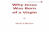 WhyJesusWasBornofaVirgin 1 WhyJesus WasBorn$ … · Himself will give you a sign: Behold, the virgin shall conceive and bear a Son, ... WhyJesusWasBornofaVirgin!7!! The Virgin Mary
