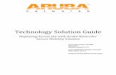 Deploying Ascom i62 with Aruba Networks’ Secure Mobility ...€¦ · Deploying Ascom’s i62 VoWiFi handset with Aruba Networks’ Secure Mobility Solution 2 Table of Contents Introduction