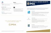 PGA OF AMERICA MEMBER BENEFITS · • Exclusive invitations to Corporate Member sales events • Program benefits extend to your ... PGA OF AMERICA MEMBER BENEFITS ... program by