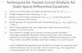 chp4 1 Techniques for Passive Circuit Analysis for State ...nhuttho/me584/Chapter 4 Electrical Systems_par… · Techniques for Passive Circuit Analysis for State Space Differential